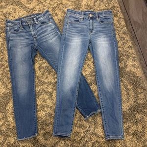 America Eagle skinny jeans bundle